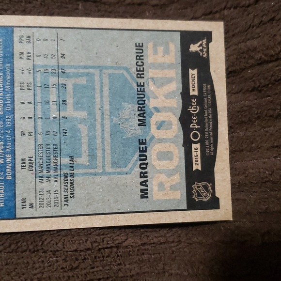 Derek Forbort OPeeChee Hockey Card - Picture 6 of 7